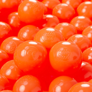 Dodatki damskie > test damska > Dodatki damskie > KiddyMoon Kinder Bälle für Bällebad Baby Plastikbälle Spielbälle ∅6cm Made in EU, orange, 300 Bälle/6cm