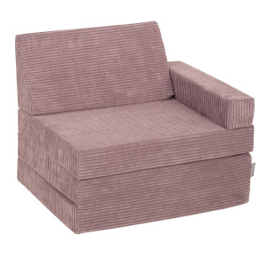 Dodatki damskie > test damska > Dodatki damskie > KiddyMoon Kindersessel aus Schaumstoff Sessel für Kinder Kinderzimmer Faltmatratze Relaxsessel Kuschelsessel, violett, Kindersofa