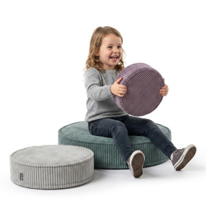 Dodatki damskie > test damska > Dodatki damskie > KiddyMoon 3-Teilige Schaumstoff Elements für Kinder Kinderzimmer-Accessoire, fioletowy-jasnoszary-zielony