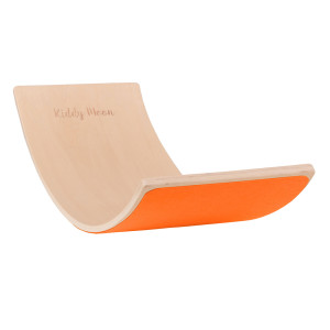 Dodatki damskie > test damska > Dodatki damskie > KiddyMoon Balance Board aus Holz für Kinder, Babys Montessori Spielzeug, Gleichgewicht, Balancieren Babys Holzspielzeug, Balancebrett Wackelb