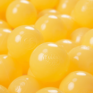 Dodatki damskie > test damska > Dodatki damskie > KiddyMoon Kinder Bälle für Bällebad Baby Plastikbälle Spielbälle ∅6cm Made in EU, gelb, 1200 Bälle/6cm