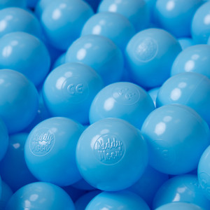 Dodatki damskie > test damska > Dodatki damskie > KiddyMoon Kinder Bälle für Bällebad Baby Plastikbälle Spielbälle ∅6cm Made in EU, baby blau, 200 Bälle/6cm