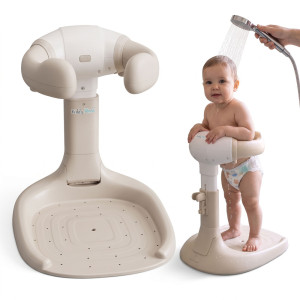 Dodatki damskie > test damska > Dodatki damskie > KiddyMoon Baby Duschständer Höhenverstellbar Faltbare Konstruktion, Beige, UNI