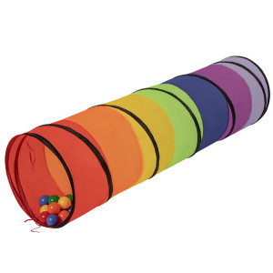 Dodatki damskie > test damska > Dodatki damskie > Spieltunnel Für Kinder Pop Up Krabbeltunnel Mit Bällen Drinnen Und Draußen, mehrfarbig:gelb/grün/blau/rot/orange, 200 Bälle