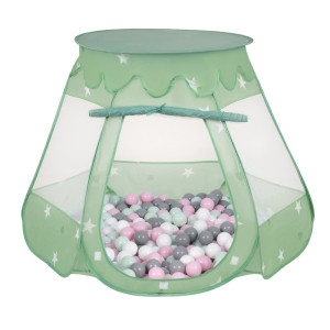 Dodatki damskie > test damska > Dodatki damskie > Baby Spielzelt Mit Plastikbällen Für Kinder Leicht und Kompakt ideal für Drinnen Und Draußen Fördert Sensorische Integration Schneller Aufbau