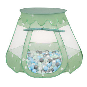 Dodatki damskie > test damska > Dodatki damskie > Baby Spielzelt Mit Plastikbällen Für Kinder Leicht und Kompakt ideal für Drinnen Und Draußen Fördert Sensorische Integration Schneller Aufbau