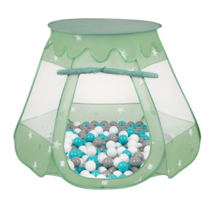 Dodatki damskie > test damska > Dodatki damskie > Baby Spielzelt Mit Plastikbällen Für Kinder Leicht und Kompakt ideal für Drinnen Und Draußen Fördert Sensorische Integration Schneller Aufbau