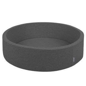 Dodatki damskie > test damska > Dodatki damskie > KiddyMoon Rund Bällebad Bällepool ∅ 7Cm Ballgruben Bunten Bällen Für Babys Spielbad Kleinkinder, Hergestellt in der EU, dunkelgrau, 120x30cm/
