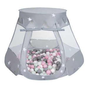 Dodatki damskie > test damska > Dodatki damskie > Baby Spielzelt Mit Plastikbällen Für Kinder Leicht und Kompakt ideal für Drinnen Und Draußen Fördert Sensorische Integration Schneller Aufbau