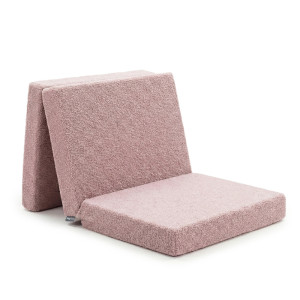 Dodatki damskie > test damska > Dodatki damskie > KiddyMoon Kinder Matratzen Mit Teddy-Plüsch Aufklappen Aus Schaumstoff Kindermatratze Kinderzimmer Faltmatratze, rosa, Matratzen