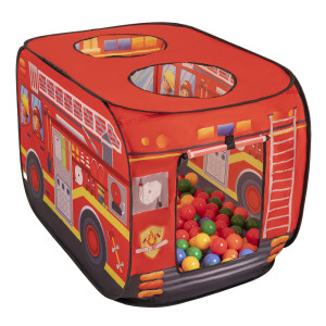 Dodatki damskie > test damska > Dodatki damskie > Feuerwehrauto-Zelt Kinder Spielhaus Faltzelt Pop Up Zelt Kinderzelt Indoor Outdoor Faltbar Spielhöhle Geschenk Für Jungen Mädchen Rollenspiel