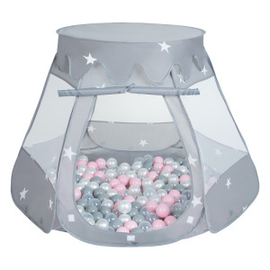Dodatki damskie > test damska > Dodatki damskie > Baby Spielzelt Mit Plastikbällen Für Kinder Leicht und Kompakt ideal für Drinnen Und Draußen Fördert Sensorische Integration Schneller Aufbau