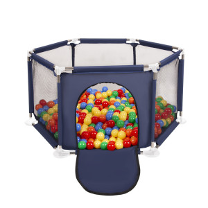 Dodatki damskie > test damska > Dodatki damskie > Sechseckiger Laufstall mit Bällen Laufgitter für Kinder, Blau:gelb/grün/blau/rot/orange, 900 Bälle