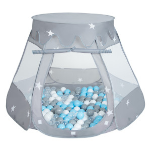 Dodatki damskie > test damska > Dodatki damskie > Baby Spielzelt Mit Plastikbällen Für Kinder Leicht und Kompakt ideal für Drinnen Und Draußen Fördert Sensorische Integration Schneller Aufbau