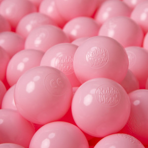 Dodatki damskie > test damska > Dodatki damskie > KiddyMoon Kinder Bälle für Bällebad Baby Plastikbälle Spielbälle ∅6cm Made in EU, puderrosa, 300 Bälle/6cm