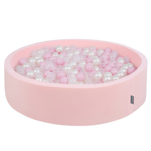 Dodatki damskie > test damska > Dodatki damskie > KiddyMoon Rund Bällebad Bällepool ∅ 7Cm Ballgruben Bunten Bällen Für Babys Spielbad Kleinkinder, Hergestellt in der EU, pink:puderrosa-perle-