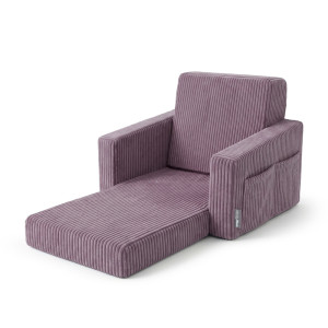 Dodatki damskie > test damska > Dodatki damskie > KiddyMoon Klappbarer Kindersessel aus Schaumstoff Kindersofa, violett, UNI