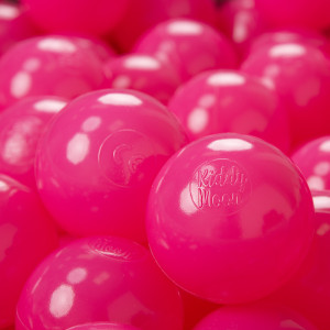 Dodatki damskie > test damska > Dodatki damskie > KiddyMoon Kinder Bälle für Bällebad Baby Einfarbige Plastikbälle ∅7cm Made in EU, dunkel pink, 300 Bälle/7cm