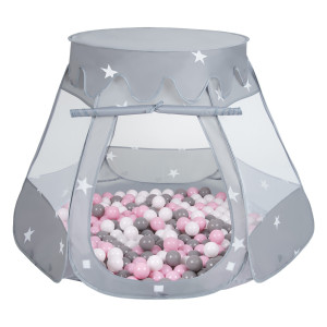 Dodatki damskie > test damska > Dodatki damskie > Baby Spielzelt Mit Plastikbällen Für Kinder Leicht und Kompakt ideal für Drinnen Und Draußen Fördert Sensorische Integration Schneller Aufbau