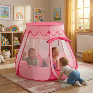 Dodatki damskie > test damska > Dodatki damskie > Baby Spielzelt Mit Plastikbällen Für Kinder Leicht und Kompakt ideal für Drinnen Und Draußen Fördert Sensorische Integration Schneller Aufbau