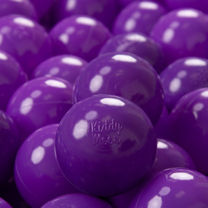 Dodatki damskie > test damska > Dodatki damskie > KiddyMoon Kinder Bälle für Bällebad Baby Einfarbige Plastikbälle ∅7cm Made in EU, violett, 50 Bälle/7cm