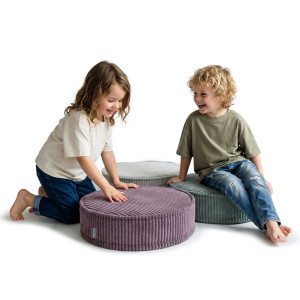 Dodatki damskie > test damska > Dodatki damskie > KiddyMoon 3-Teilige Schaumstoff Elements für Kinder Kinderzimmer-Accessoire, grün/hellgrau/violett, Mx3