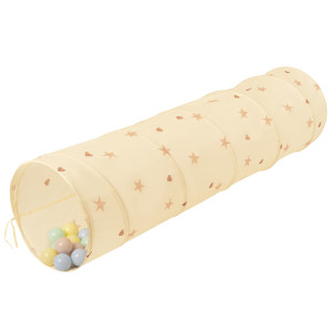 Dodatki damskie > test damska > Dodatki damskie > Pop-Up Tunnel Für Kinder Faltbarer Spieltunnel Flexibel Krabbeltunnel, Hellbeige: Pastellbeige/Pastellblau/Pastellgelb/Minze, 100 Bälle