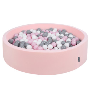 Dodatki damskie > test damska > Dodatki damskie > KiddyMoon Rund Bällebad Bällepool ∅ 7Cm Ballgruben Bunten Bällen Für Babys Spielbad Kleinkinder, Hergestellt in der EU, pink:weiß-grau-puderr
