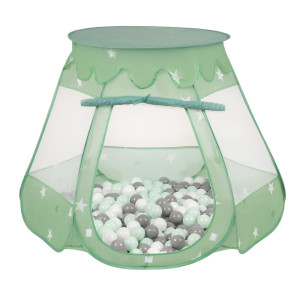 Dodatki damskie > test damska > Dodatki damskie > Baby Spielzelt Mit Plastikbällen Für Kinder Leicht und Kompakt ideal für Drinnen Und Draußen Fördert Sensorische Integration Schneller Aufbau