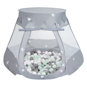 Dodatki damskie > test damska > Dodatki damskie > Baby Spielzelt Mit Plastikbällen Für Kinder Leicht und Kompakt ideal für Drinnen Und Draußen Fördert Sensorische Integration Schneller Aufbau