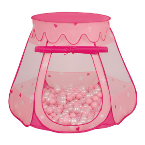 Dodatki damskie > test damska > Dodatki damskie > Baby Spielzelt Mit Plastikbällen Für Kinder Leicht und Kompakt ideal für Drinnen Und Draußen Fördert Sensorische Integration Schneller Aufbau