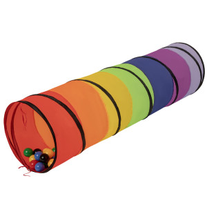 Dodatki damskie > test damska > Dodatki damskie > Spieltunnel Für Kinder Pop Up Krabbeltunnel Mit Bällen Drinnen Und Draußen, mehrfarbig:schwarz/gelb/blau/rot/grün, 400 Bälle