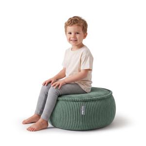 Dodatki damskie > test damska > Dodatki damskie > KiddyMoon Kinderpouf aus Schaumstoff mit abnehmbarem Bezug, grün, M