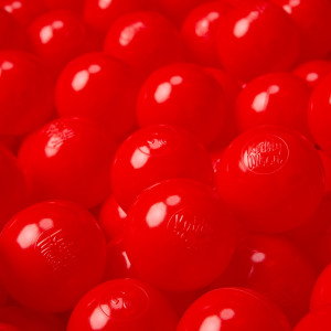 Dodatki damskie > test damska > Dodatki damskie > KiddyMoon Kinder Bälle für Bällebad Baby Plastikbälle Spielbälle ∅6cm Made in EU, rot, 200 Bälle/6cm