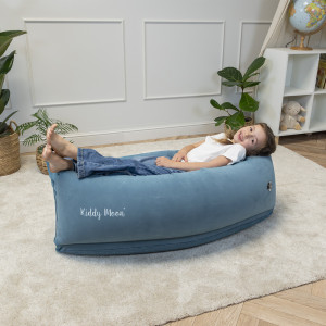 Dodatki damskie > test damska > Dodatki damskie > KiddyMoon Peapod Sensorischer Stuhl für Kinder Aufblasbarer Entlastungstherapie, blau, M
