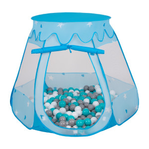 Dodatki damskie > test damska > Dodatki damskie > Baby Spielzelt Mit Plastikbällen Für Kinder Leicht und Kompakt ideal für Drinnen Und Draußen Fördert Sensorische Integration Schneller Aufbau
