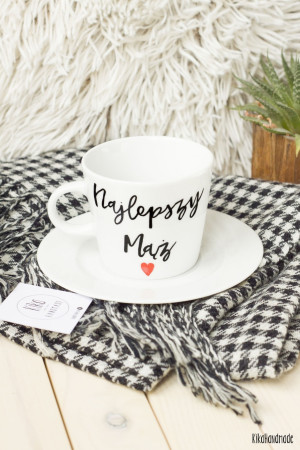 Filiżanka Najlepszy Mąż- Kika Handmade