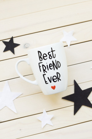 Kubek Best Friend Ever- Kika Handmade