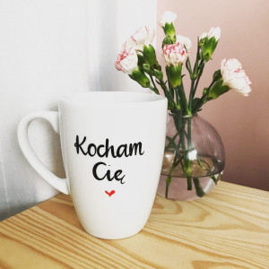Kubek Kocham Cię- Kika Handmade