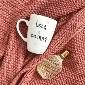 Kubek Leżę i pachnę- Kika Handmade