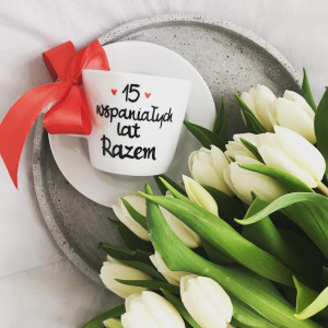 Filiżanka Rocznica- Kika Handmade