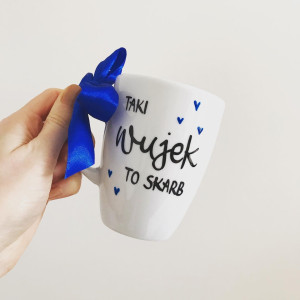 Kubek Wujek to skarb- Kika Handmade