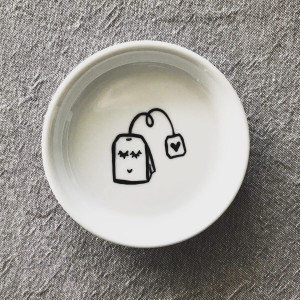 Spodek na torebkę herbaty Teabag- Kika Handmade