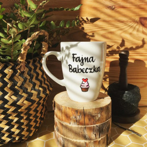 Kubek Fajna babeczka- Kika Handmade