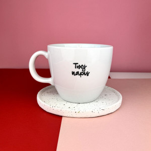 Kubek 1L z własnym napisem - Kika Handmade