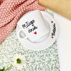 Filiżanka Miłego dnia Babciu- Kika Handmade
