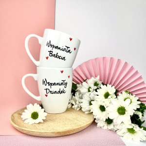 Zestaw kubków wspaniałych dziadków- Kika Handmade