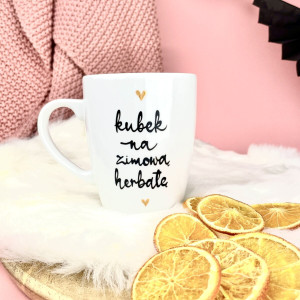 Kubek na zimową herbatę- Kika Handmade