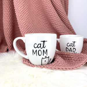 Kubek Cat Mom 300 ml- Kika Handmade