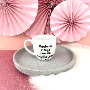 Kubek Bardzo mi z tego powodu wszystko jedno 300 ml- Kika Handmade